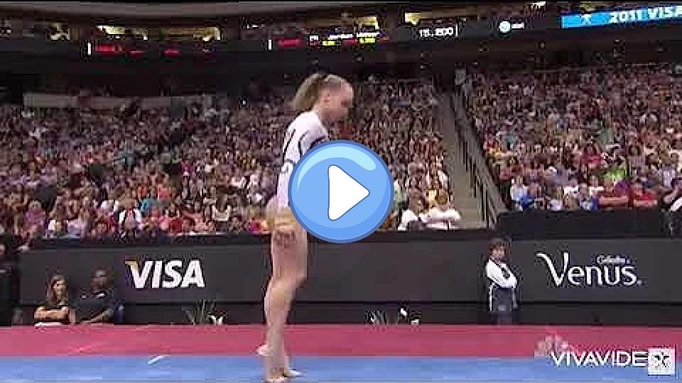 Video thumb: One of the worst injuries in gymnastics history involved Rebecca Bross.