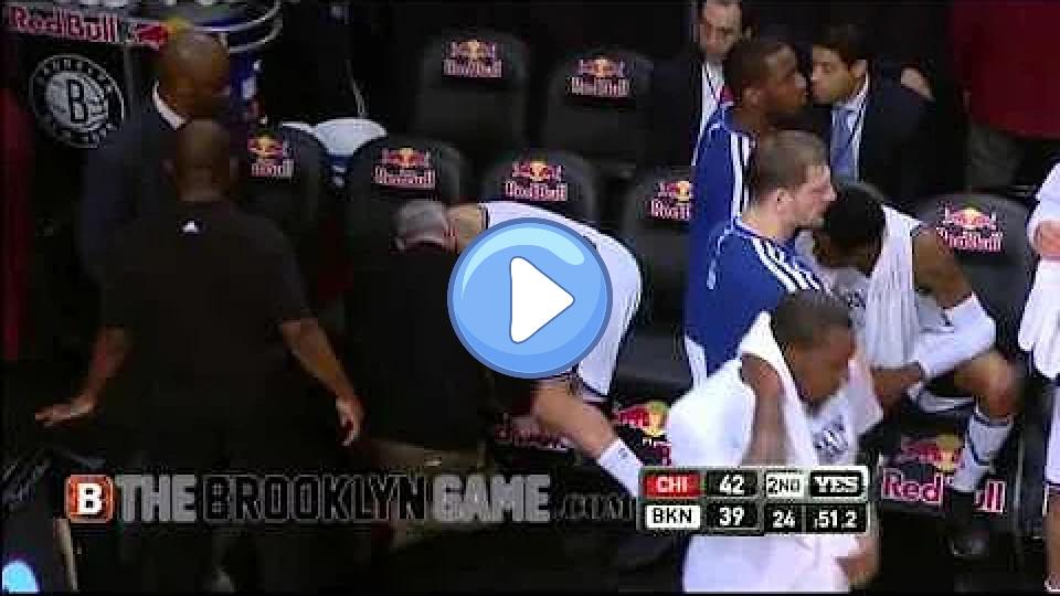 Video thumb: Deron Williams' Injury vs. Bulls