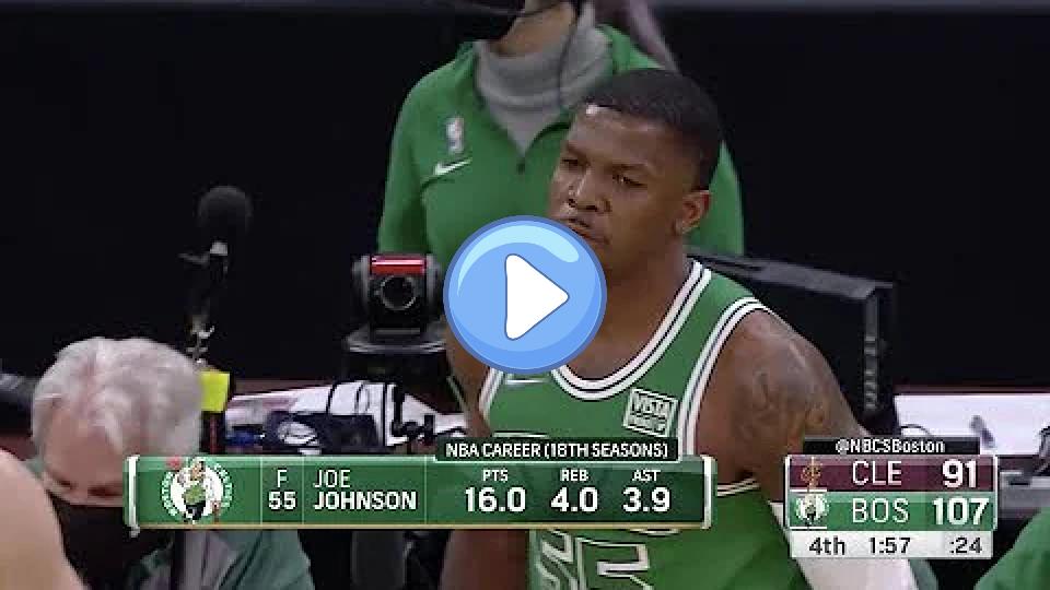 Video thumb: Joe Johnson Makes His NBA Return with the Celtics
