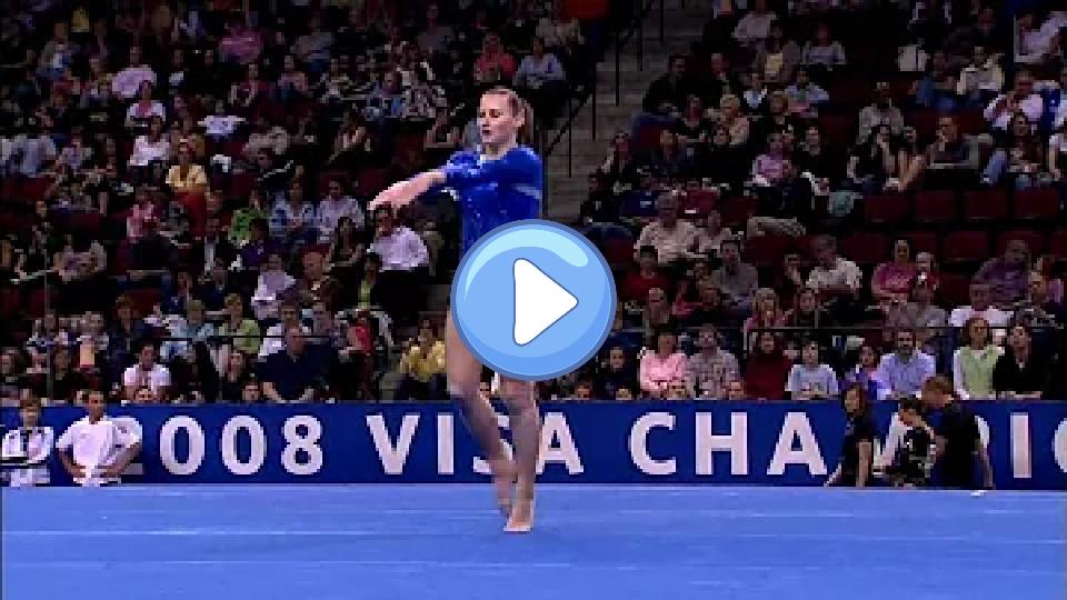 Video thumb: Jana Bieger - Floor Exercise - 2008 Visa Championships - Day 1