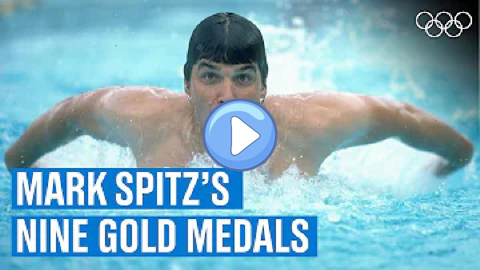 Video thumb: All nine of Mark Spitz's gold medal races | Athlete Highlights