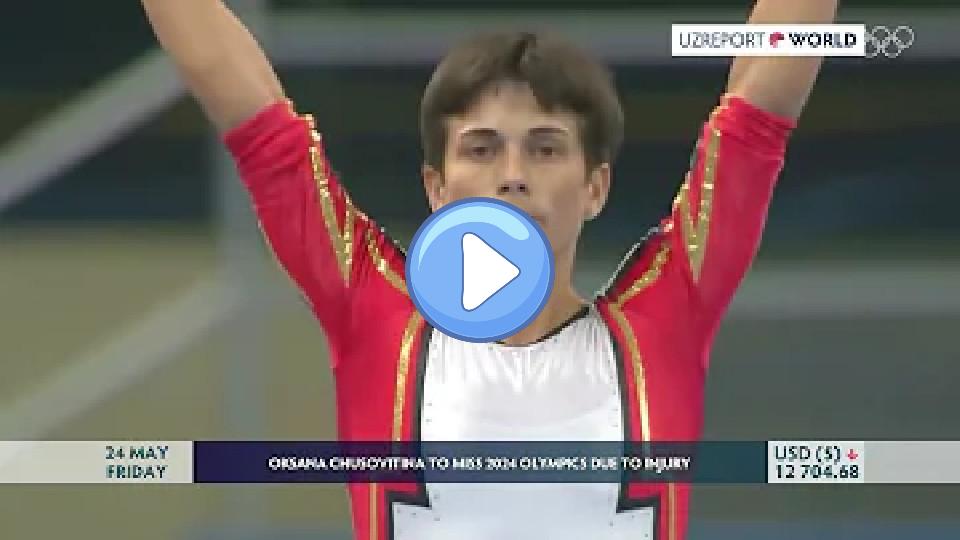 Video thumb: Oksana Chusovitina to Miss 2024 Olympics Due to Injury