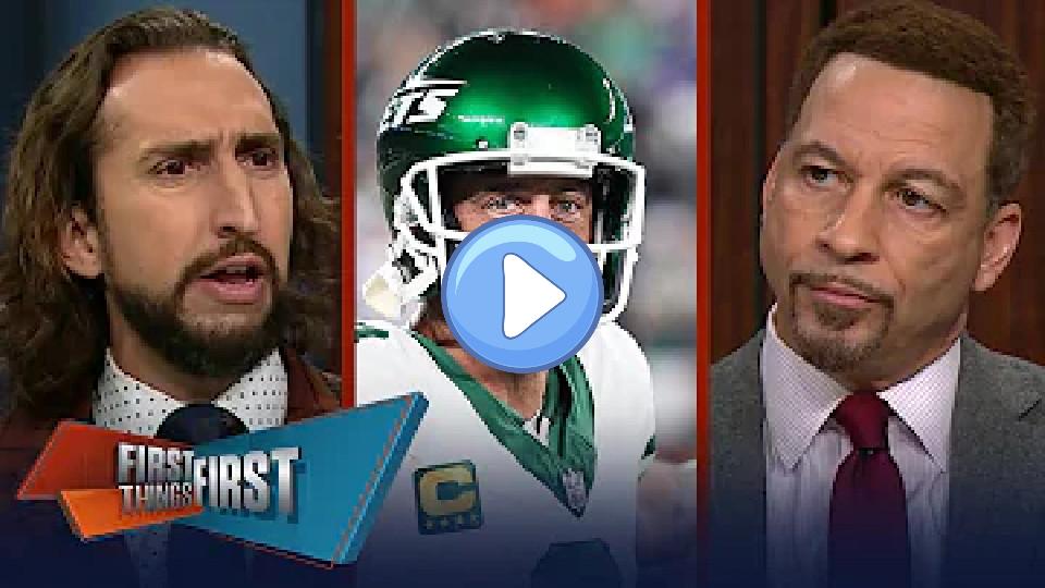 Video thumb: Aaron Rodgers suffers season-ending Achilles tear in New York Jets debut | NFL | First Things First