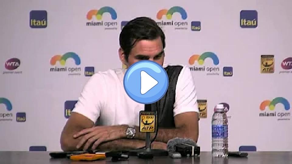 Video thumb: FEDERER REVEALS BIZARRE CAUSE OF INJURY