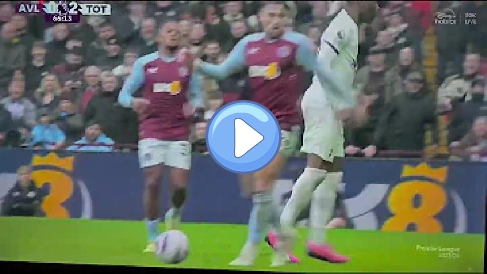 Video thumb: Rash tackle by John McGinn... a straight red card. #AVLTOT #PremierLeague