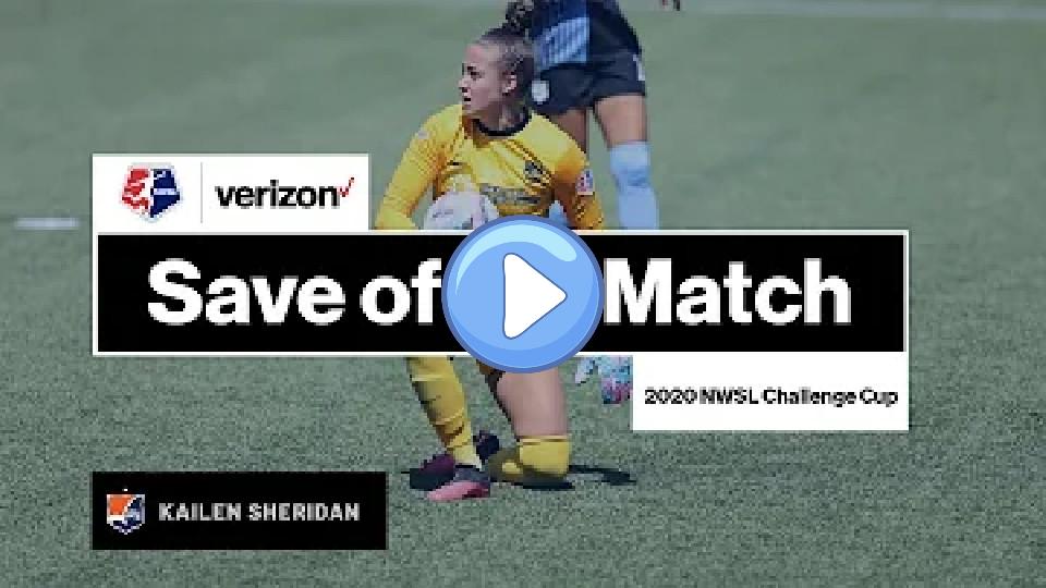Video thumb: Verizon Save of the Match | Kailen Sheridan, Sky Blue FC