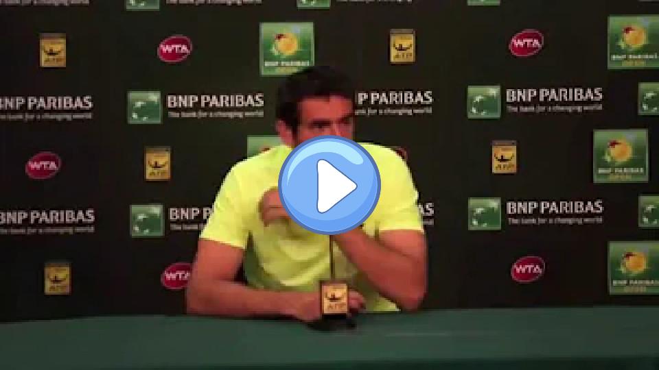 Video thumb: Marin Cilic Discusses Return to Tennis After Injury at BNP Paribas Open