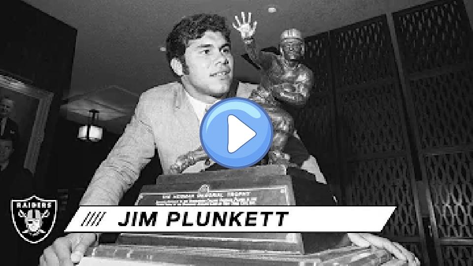 Play video: Jim Plunkett Remembers the Feeling of Winning the Heisman Trophy in 1970 | Las Vegas Raiders Video thumb: Jim Plunkett Remembers the Feeling of Winning the Heisman Trophy in 1970 | Las Vegas Raiders