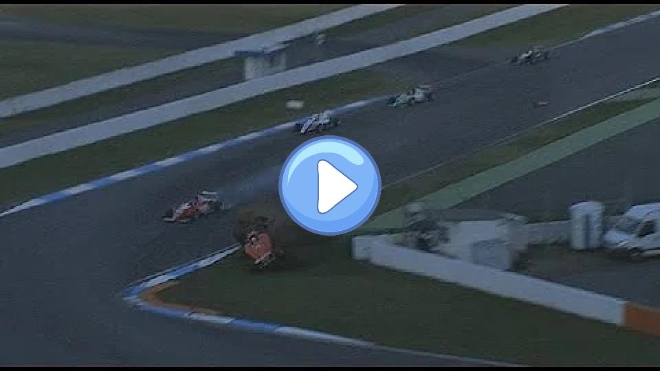 Play video: Norris' major crash at the ADAC Formula 4 event in Hockenheim Video thumb: Norris' major crash at the ADAC Formula 4 event in Hockenheim