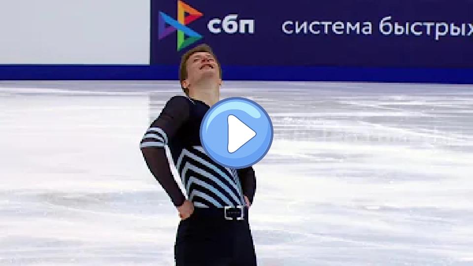 Video thumb: Alexander Samarin. Men. Short Program. Russian National Skating Test Skates 2023