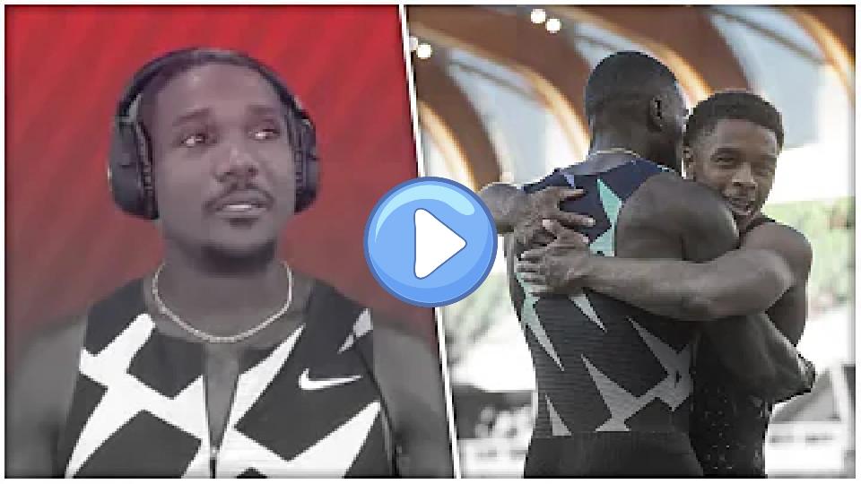 Video thumb: Justin Gatlin Gets Emotional After Injury in 100m Final