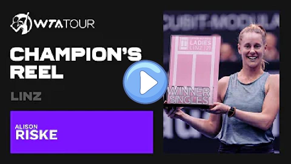 Video thumb: Alison Riske secures her third career title!
