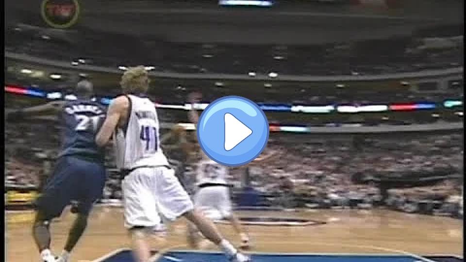 Video thumb: NBA on TNT: Dirk Nowitzki Battles Kevin Garnett in Dallas, 2003