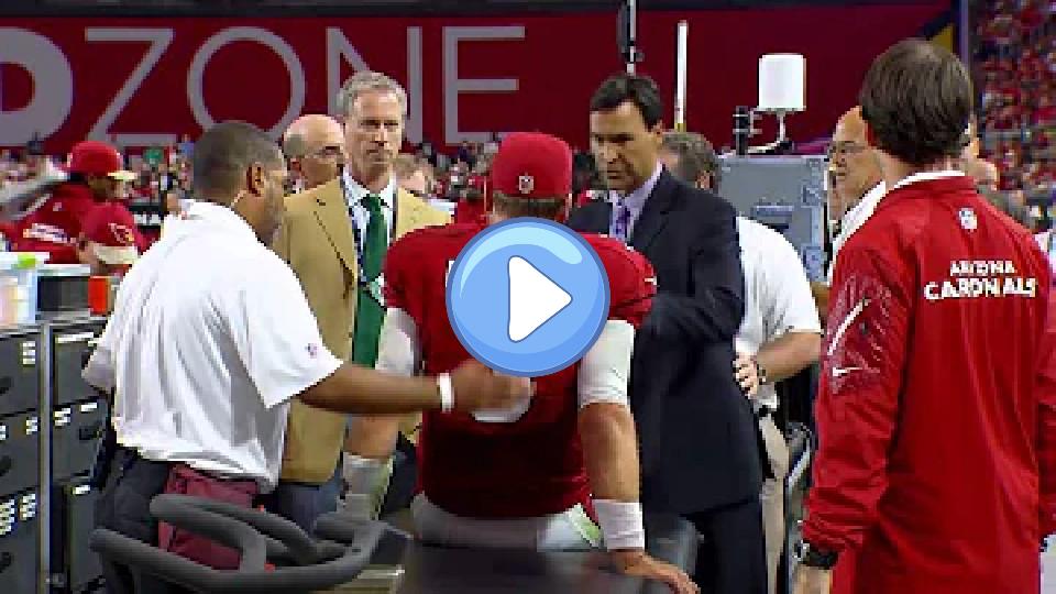 Video thumb: Arians confirms Carson Palmer's knee injury.