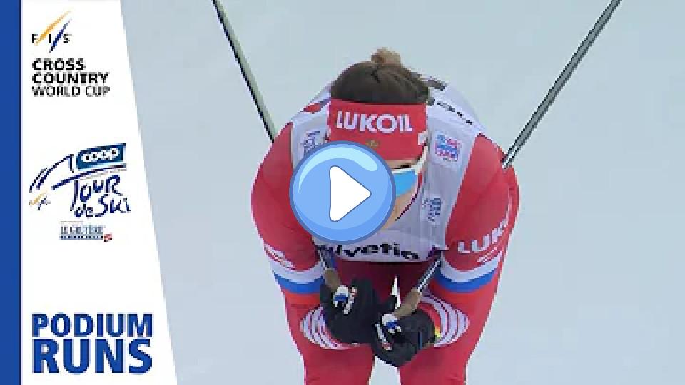 Video thumb: Natalia Nepryaeva | Ladies' 10 km | Toblach | 1st place | FIS Cross-Country