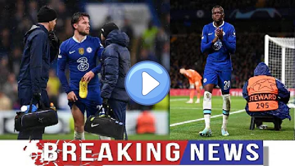 Play video: Denis Zakaria and Ben Chilwell: Chelsea Injury News and Return Dates Ahead of Arsenal Clash Video thumb: Denis Zakaria and Ben Chilwell: Chelsea Injury News and Return Dates Ahead of Arsenal Clash