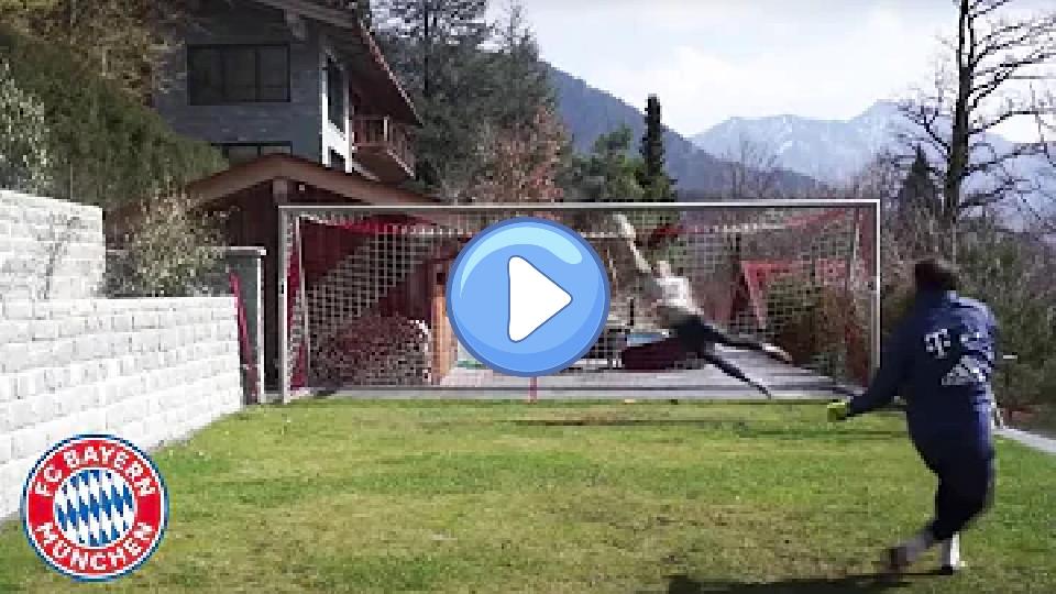 Video thumb: Manuel Neuer's Impressive Training at Lake Tegernsee | FC Bayern