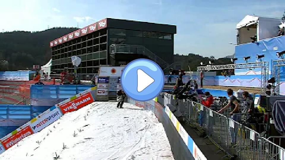 Video thumb: Ski jumping crash Innsbruck WM 2019