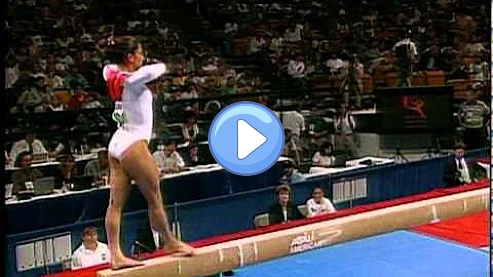 Video thumb: Mohini Bhardwaj - Balance Beam - 1996 Olympic Trials - Women's - Day 2