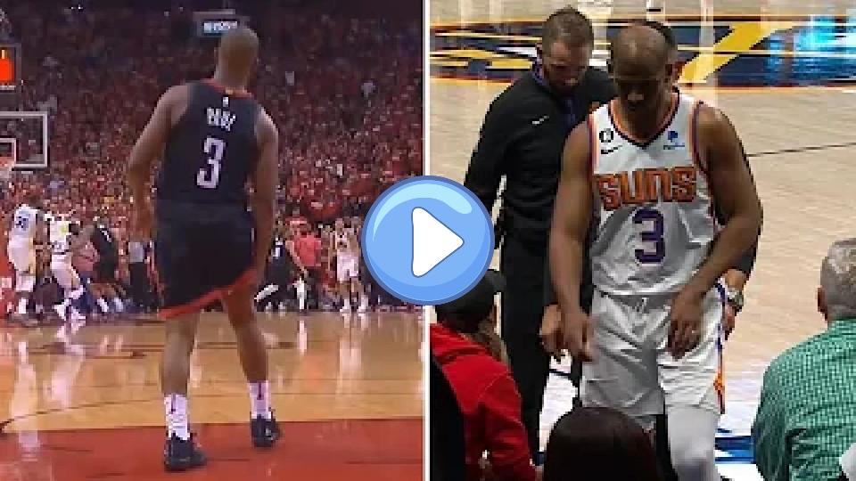 Video thumb: Every Chris Paul injury in the playoffs