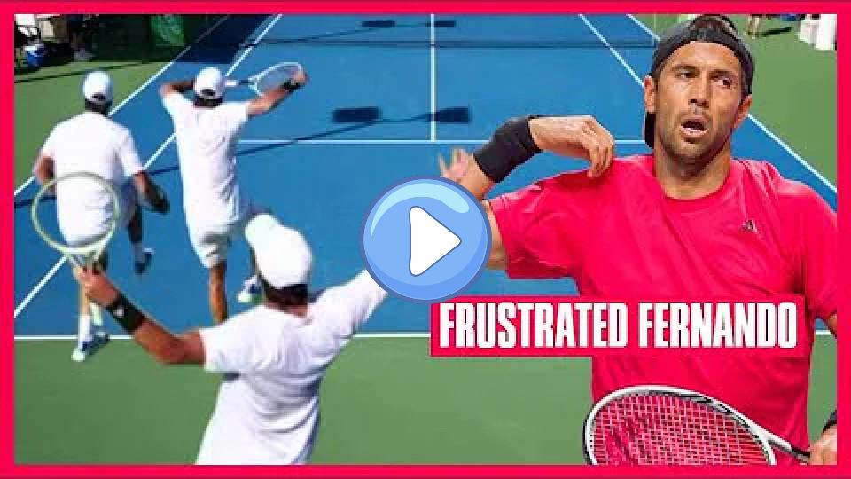 Video thumb: Frustrated Fernando Verdasco in Arizona