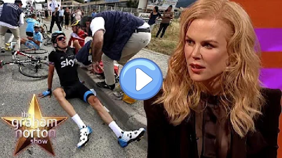 Video thumb: Nicole Kidman Stunned by Geraint Thomas' Broken Pelvis on The Graham Norton Show