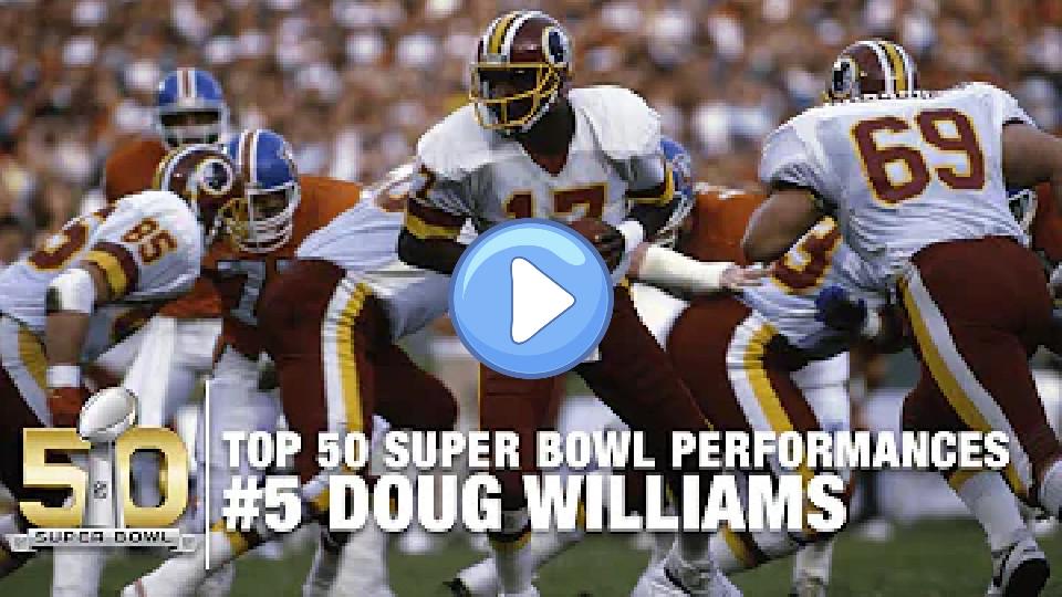 Video thumb: #5: Doug Williams Super Bowl XXII Highlights | Redskins vs. Broncos | Top 50 Super Bowl Performances