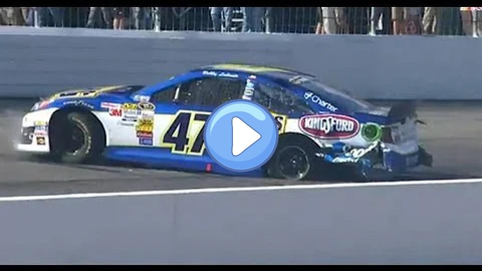 Play video: Bobby Labonte's NASCAR damage at New Hampshire Motor Speedway (2013) Video thumb: Bobby Labonte's NASCAR damage at New Hampshire Motor Speedway (2013)