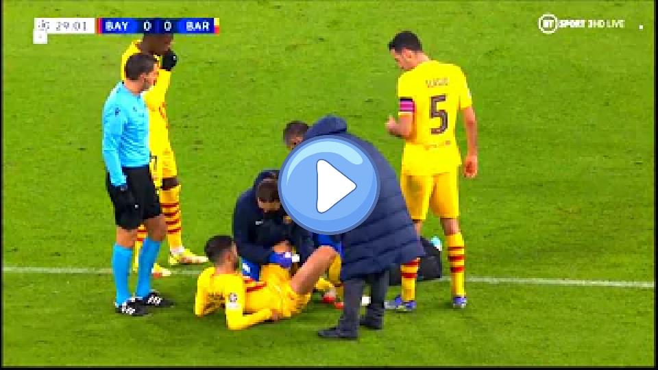 Video thumb: Sad! Get well soon, Jordi Alba. 😔