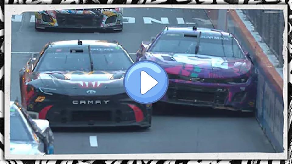 Video thumb: Closer Look: Bubba Wallace and Alex Bowman Post-Race Contact at Chicago | NASCAR