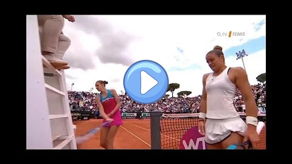 Video thumb: WTA - Rome Open 2018 | Pliskova Attacks Umpire’s Chair | Full Drama