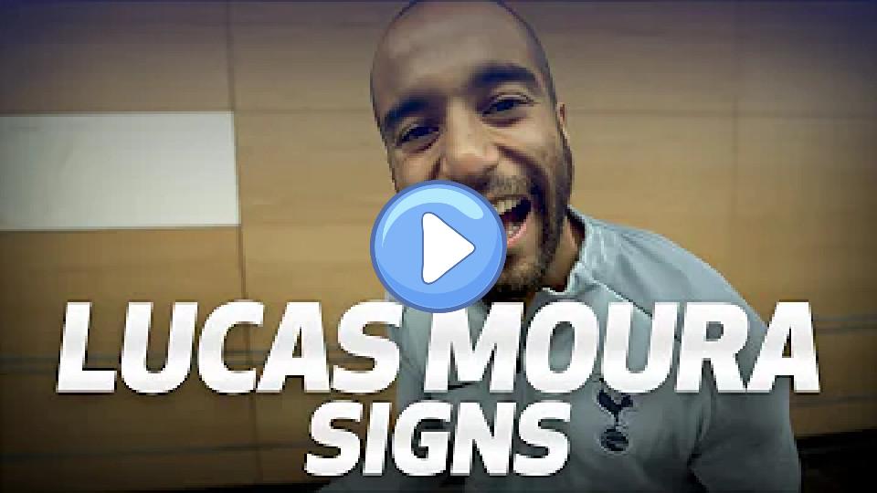 Video thumb: 🤝🏽 Lucas Moura Signs for Tottenham Hotspur