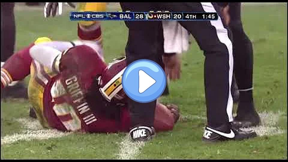 Video thumb: Haloti Ngata delivers a massive hit on RG3.