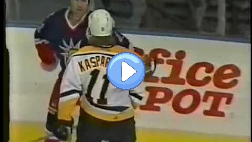 Video thumb: Mark Messier vs. Darius Kasparaitis