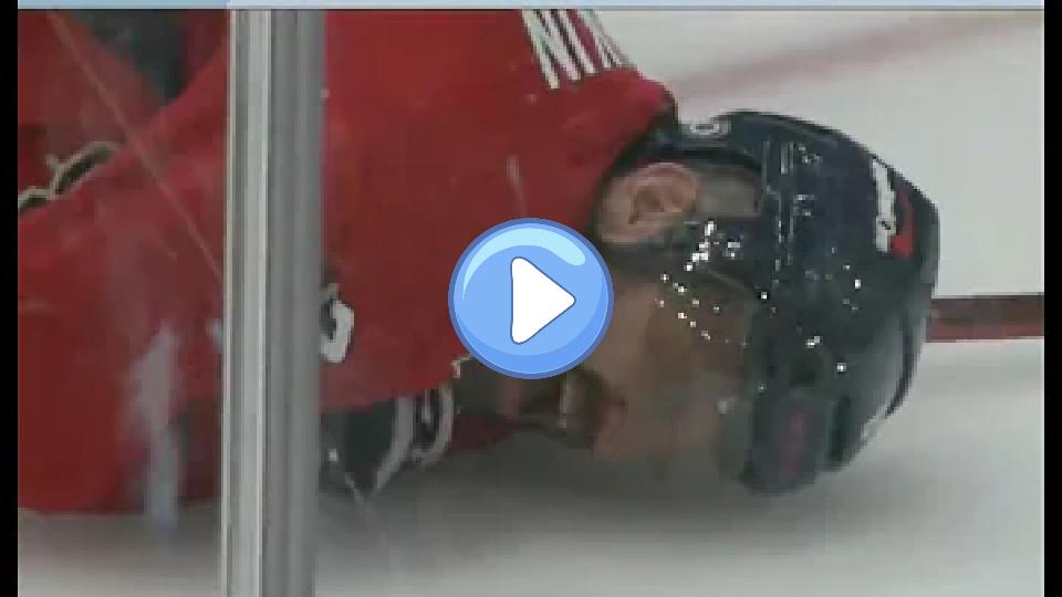 Play video: Washington Capitals' Alex Ovechkin Injured by Maple Leafs Goalie Video thumb: Washington Capitals' Alex Ovechkin Injured by Maple Leafs Goalie