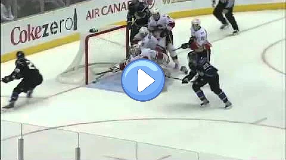 Video thumb: NHL: Miikka Kiprusoff's AMAZING Stick Save [12/9/2010]