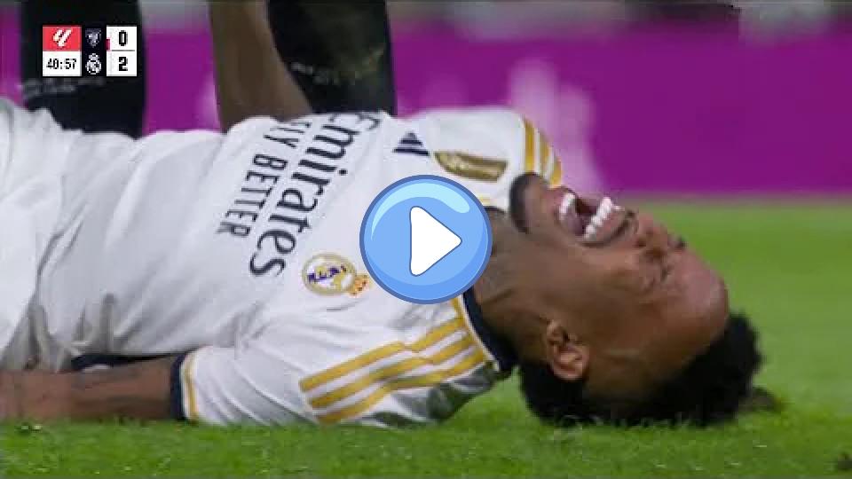 Video thumb: Éder Militão Injury vs. Athletic Club