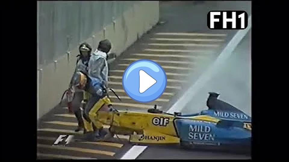 Video thumb: Back to when Fernando Alonso had a terrifying crash at the 2003 Brazilian Grand Prix.