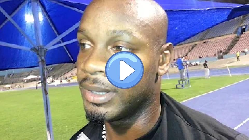 Video thumb: Asafa Powell discusses his injury.