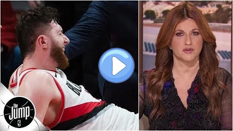 Video thumb: Jusuf Nurkic's injury demonstrates how everything can change in an instant | The Jump