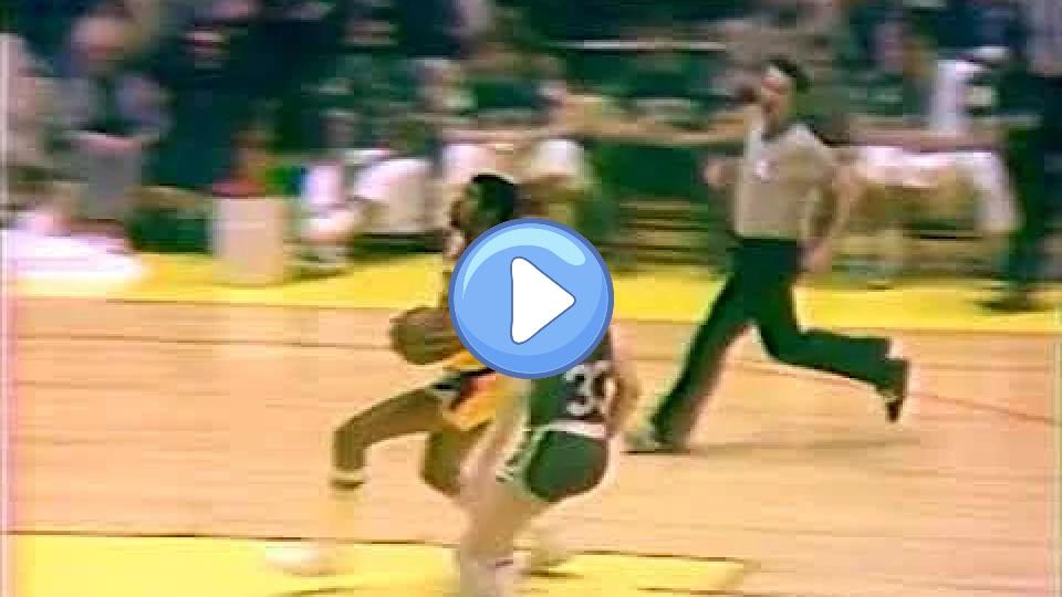 Play video: Magic Johnson vs. Larry Bird in the 1979-80 NBA season. Video thumb: Magic Johnson vs. Larry Bird in the 1979-80 NBA season.