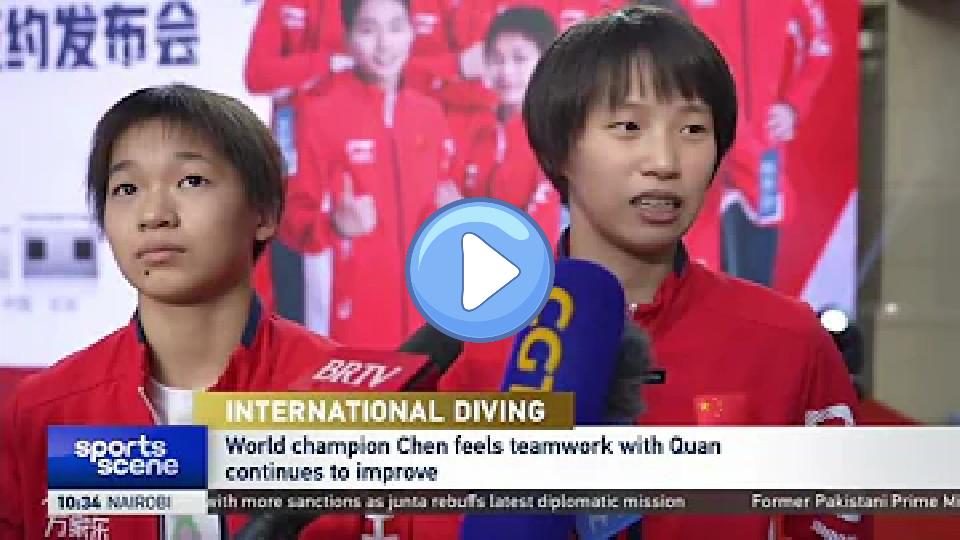 Video thumb: China's Chen Yuxi & Quan Hongchan Summarize Their Season Performances | World Aquatics | Diving | 全红婵 | 陈芋汐