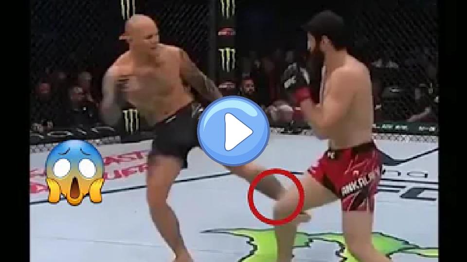 Video thumb: UFC 277: The Moment That Anthony Smith Broke His Ankle And Got Destroyed By Ankalaev