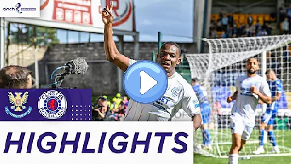 Video thumb: St. Johnstone 0-2 Rangers | Beale's Men Secure Victory Despite Injuries | Cinch Premiership