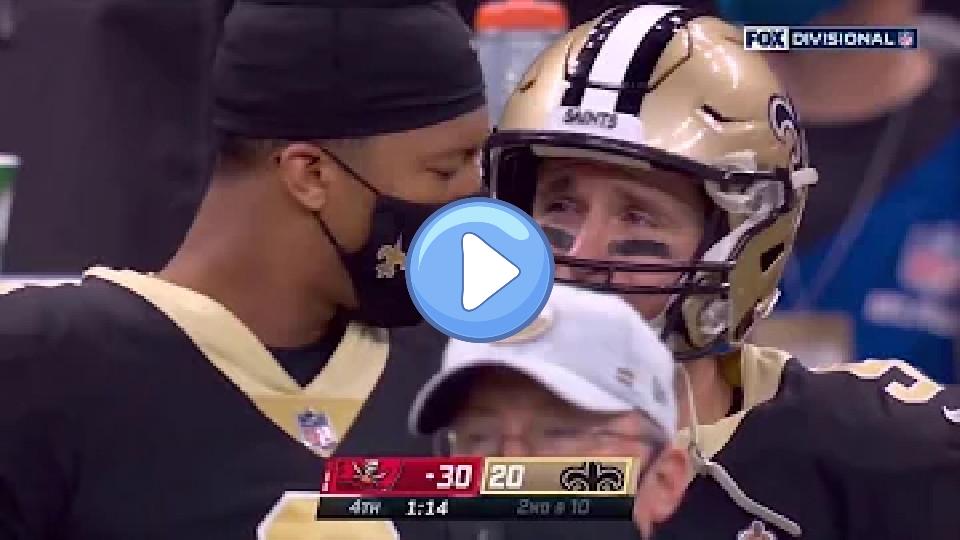 Video thumb: Drew Brees passed the torch to Jameis Winston.