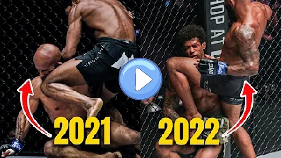 Video thumb: Flying Knee Knockout 🤯 Demetrious Johnson's Revenge on Adriano Moraes