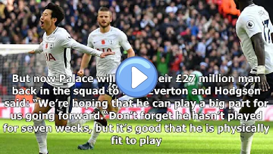 Play video: Crystal Palace injury news: Christian Benteke fit to face Everton. Video thumb: Crystal Palace injury news: Christian Benteke fit to face Everton.