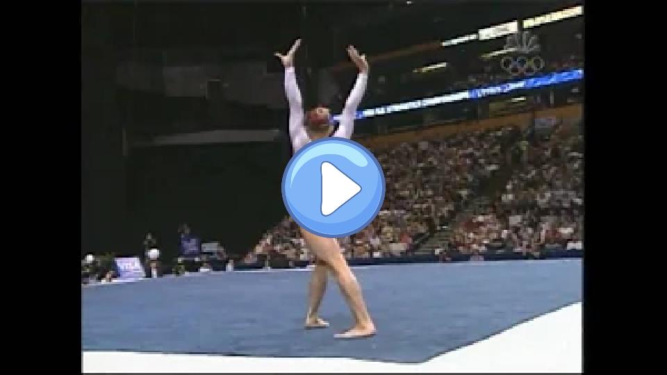 Play video: Courtney McCool - Floor Exercise - 2004 U.S. Gymnastics Championships - Women's Day 2 Video thumb: Courtney McCool - Floor Exercise - 2004 U.S. Gymnastics Championships - Women's Day 2