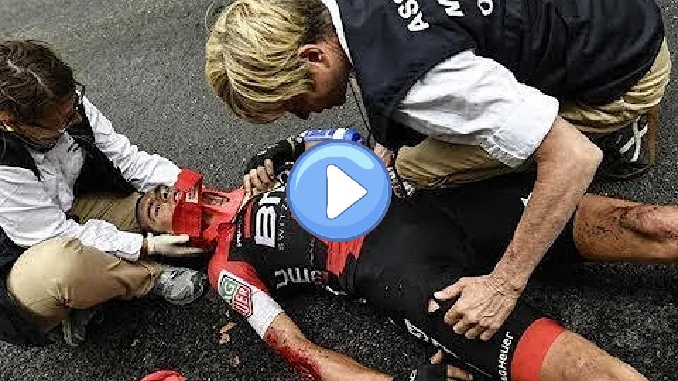 Video thumb: Richie Porte suffers a severe injury in Tour de France