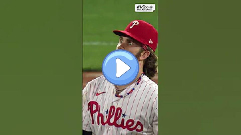 Video thumb: Bryce isn't too happy with Trea's throw 😳😂